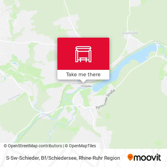 Карта S-Sw-Schieder, Bf/Schiedersee