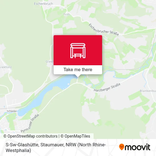 S-Sw-Glashütte, Staumauer map
