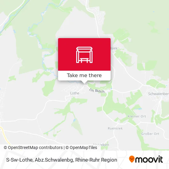 Карта S-Sw-Lothe, Abz.Schwalenbg