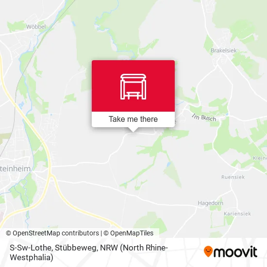 Карта S-Sw-Lothe, Stübbeweg