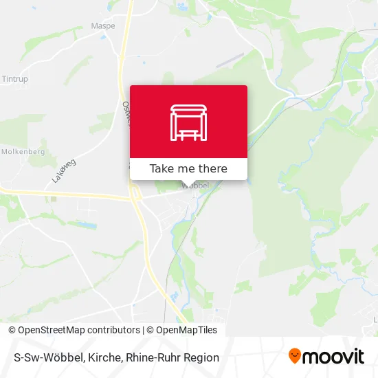 Карта S-Sw-Wöbbel, Kirche