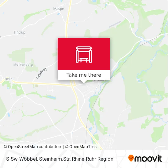 Карта S-Sw-Wöbbel, Steinheim.Str