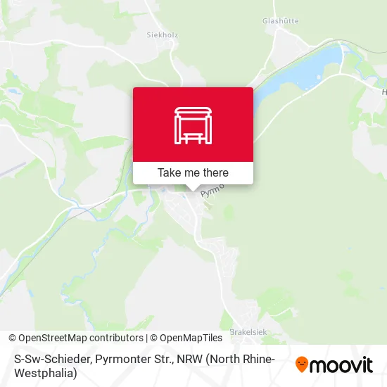 Карта S-Sw-Schieder, Pyrmonter Str.