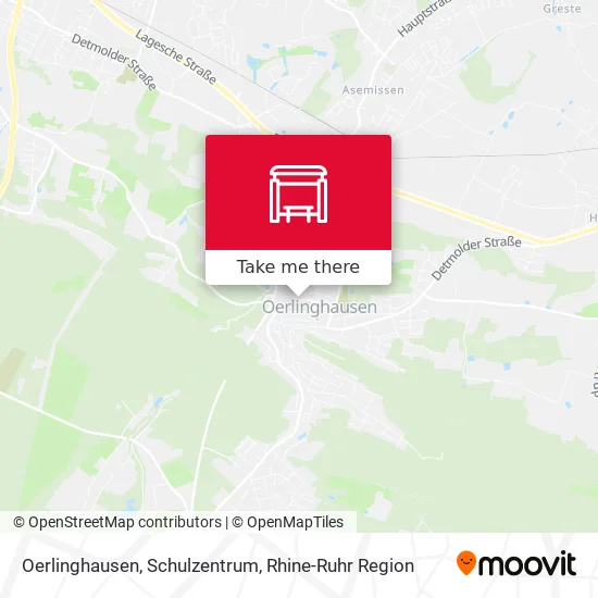 Карта Oerlinghausen, Schulzentrum