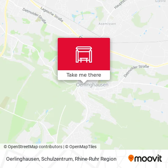 Карта Oerlinghausen, Schulzentrum
