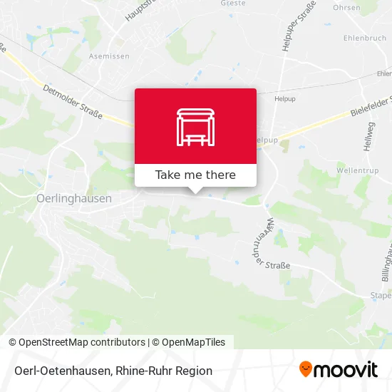 Карта Oerl-Oetenhausen