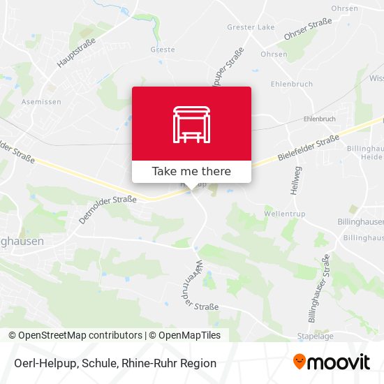 Карта Oerl-Helpup, Schule