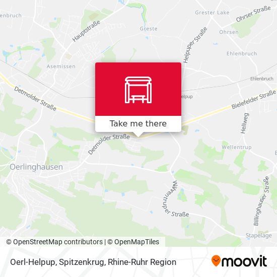 Oerl-Helpup, Spitzenkrug map