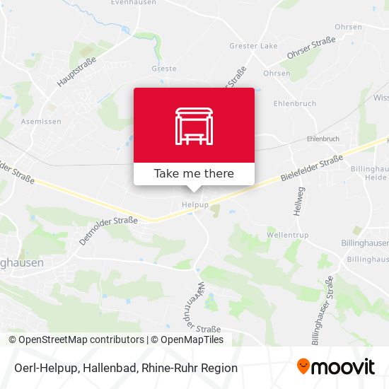 Oerl-Helpup, Hallenbad map