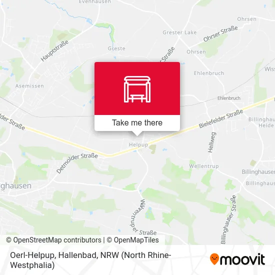 Карта Oerl-Helpup, Hallenbad