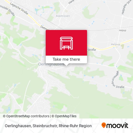 Oerlinghausen, Steinbruchstr map