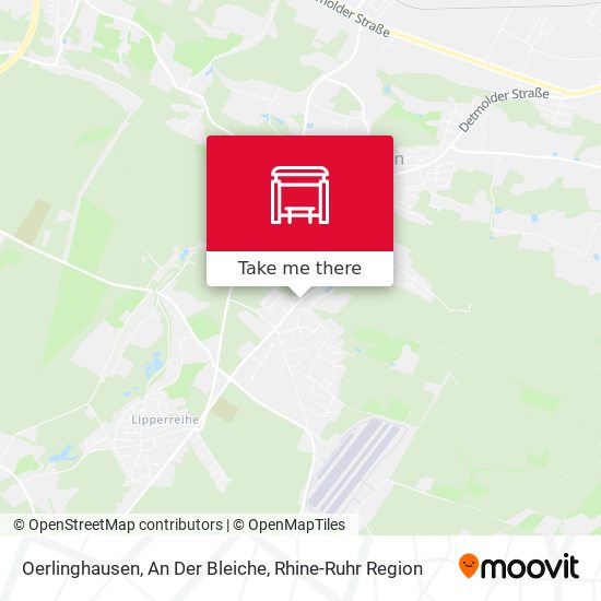 Oerlinghausen, An Der Bleiche map