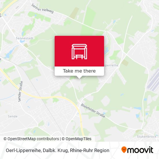 Oerl-Lipperreihe, Dalbk. Krug map