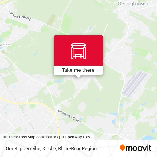 Карта Oerl-Lipperreihe, Kirche