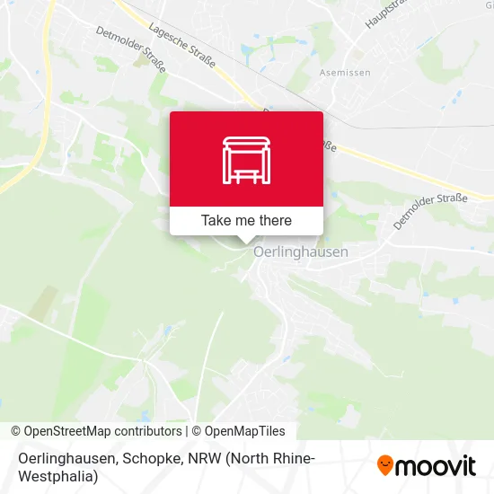 Карта Oerlinghausen, Schopke