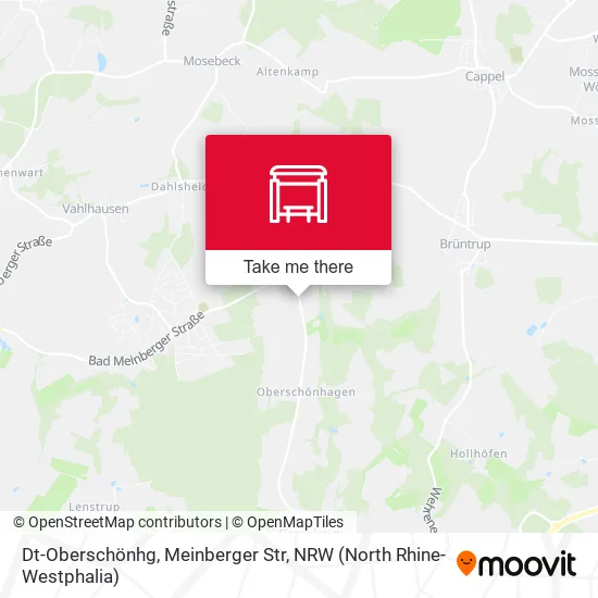 Карта Dt-Oberschönhg, Meinberger Str