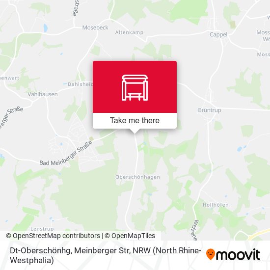 Dt-Oberschönhg, Meinberger Str map