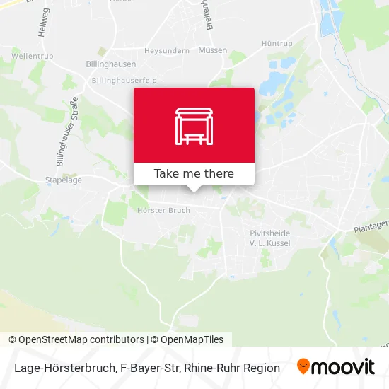 Карта Lage-Hörsterbruch, F-Bayer-Str
