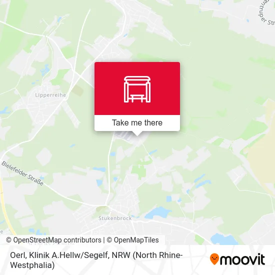 Oerl, Klinik A.Hellw/Segelf map