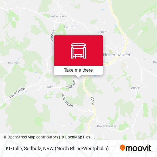 Kt-Talle, Südholz map