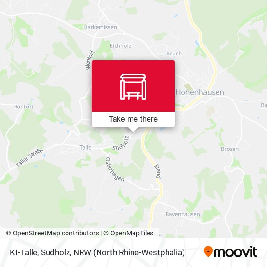 Kt-Talle, Südholz map