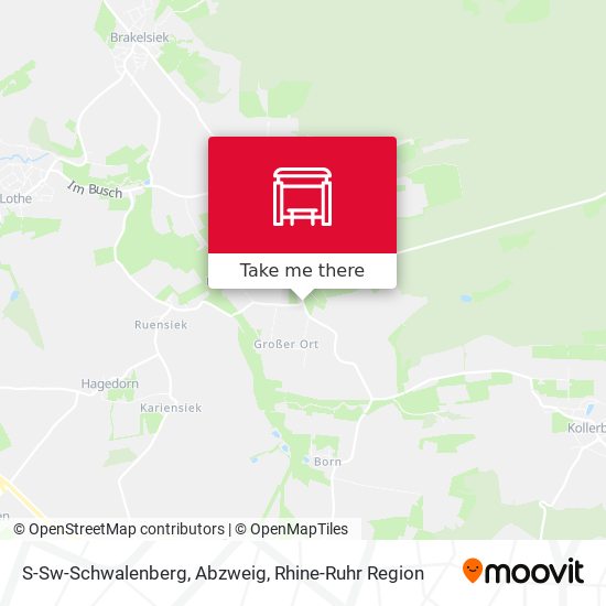 Карта S-Sw-Schwalenberg, Abzweig