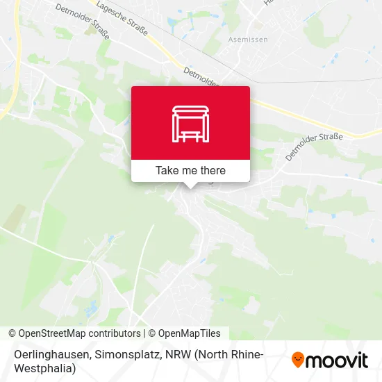 Карта Oerlinghausen, Simonsplatz