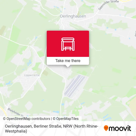 Карта Oerlinghausen, Berliner Straße