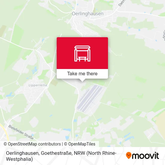 Карта Oerlinghausen, Goethestraße