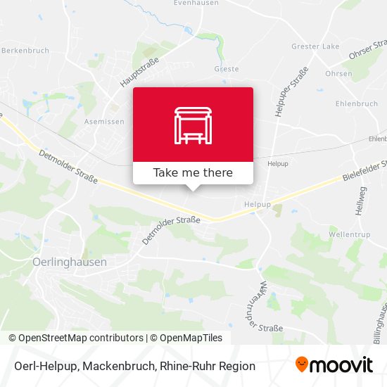 Oerl-Helpup, Mackenbruch map