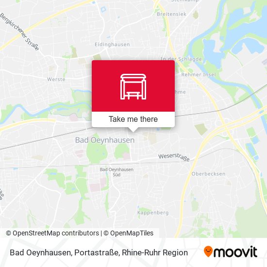Bad Oeynhausen, Portastraße map