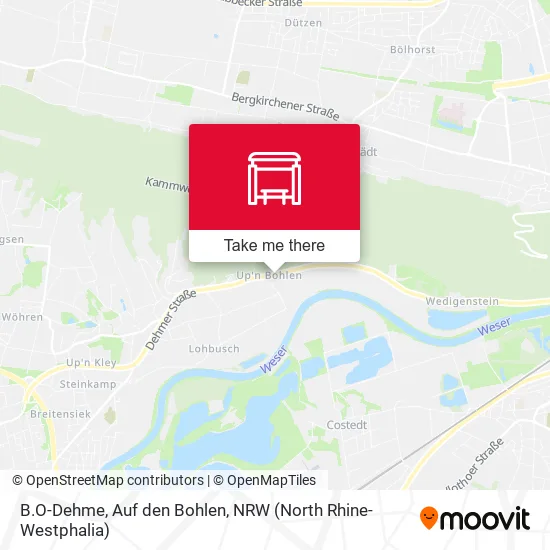 Карта B.O-Dehme, Auf den Bohlen