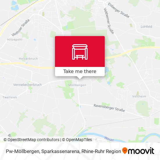 Pw-Möllbergen, Sparkassenarena map