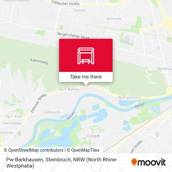 Pw-Barkhausen, Steinbruch map