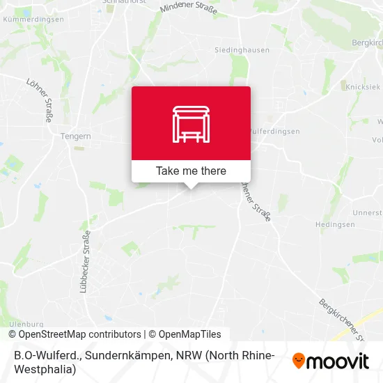 B.O-Wulferd., Sundernkämpen map