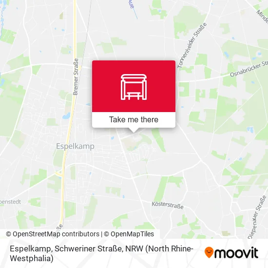 Карта Espelkamp, Schweriner Straße