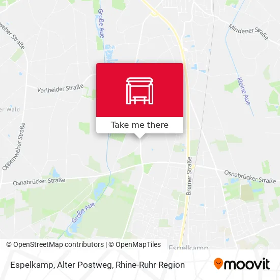 Карта Espelkamp, Alter Postweg