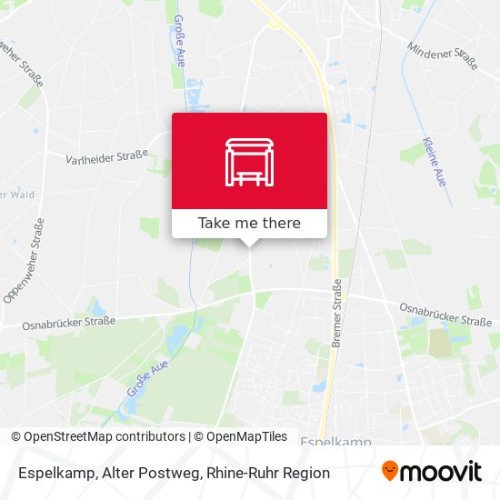 Espelkamp, Alter Postweg map