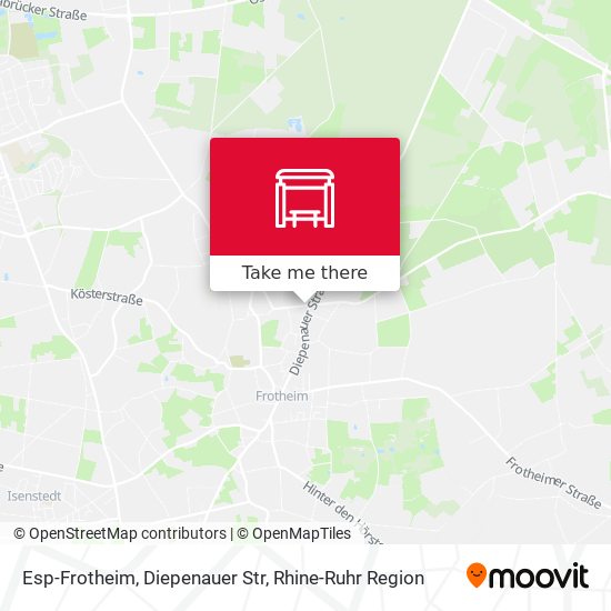 Карта Esp-Frotheim, Diepenauer Str
