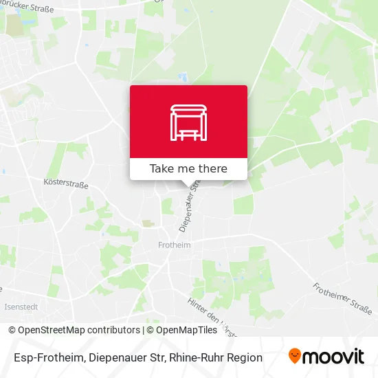 Карта Esp-Frotheim, Diepenauer Str