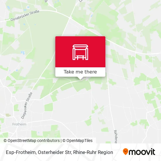 Esp-Frotheim, Osterheider Str map