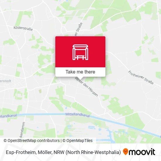 Карта Esp-Frotheim, Möller