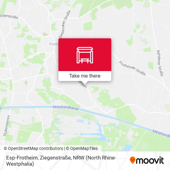 Карта Esp-Frotheim, Ziegenstraße