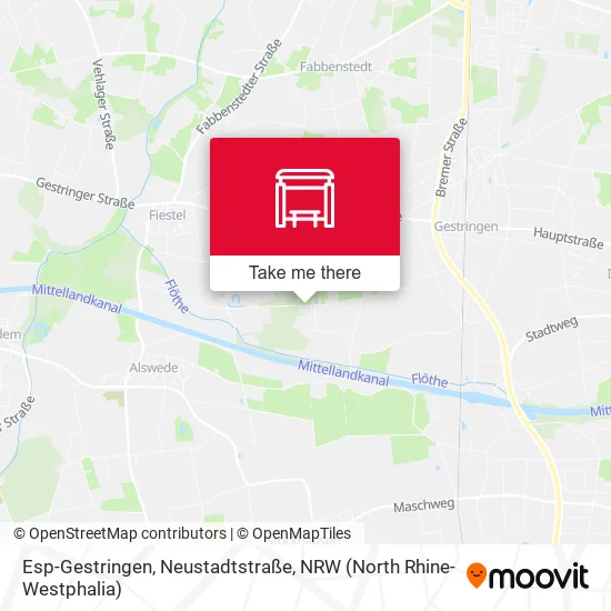 Карта Esp-Gestringen, Neustadtstraße