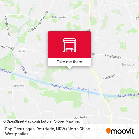 Карта Esp-Gestringen, Rottriede