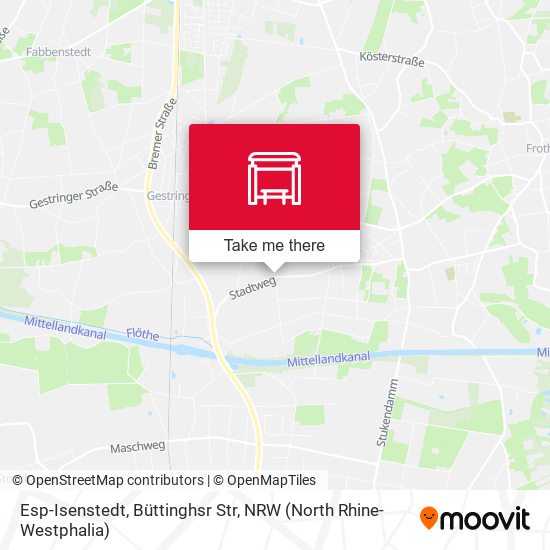 Esp-Isenstedt, Büttinghsr Str map