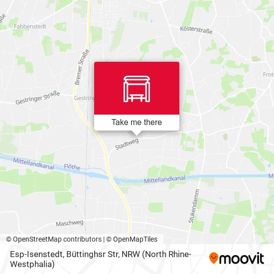 Esp-Isenstedt, Büttinghsr Str map