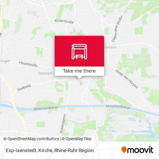 Esp-Isenstedt, Kirche map