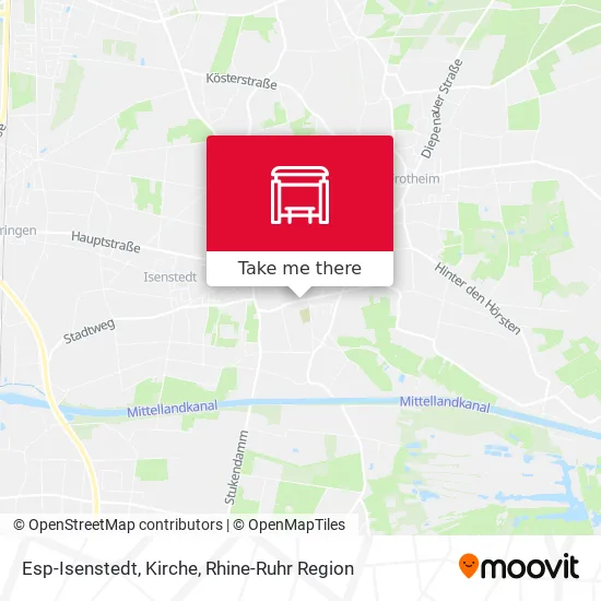 Esp-Isenstedt, Kirche map