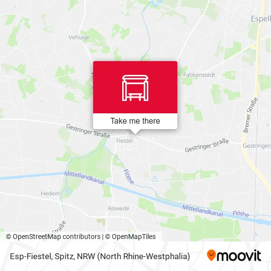 Карта Esp-Fiestel, Spitz